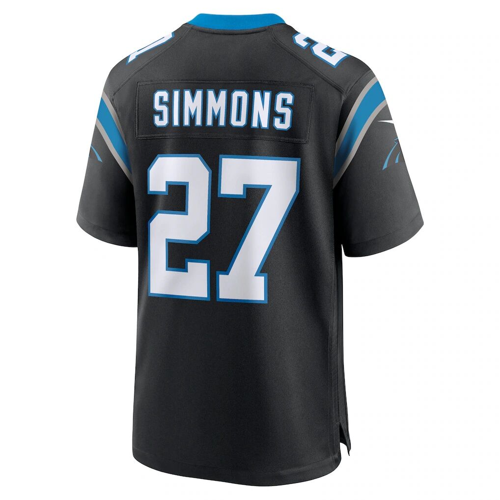 Isaiah Simmons Carolina Panthers Nike Team Game Jersey
