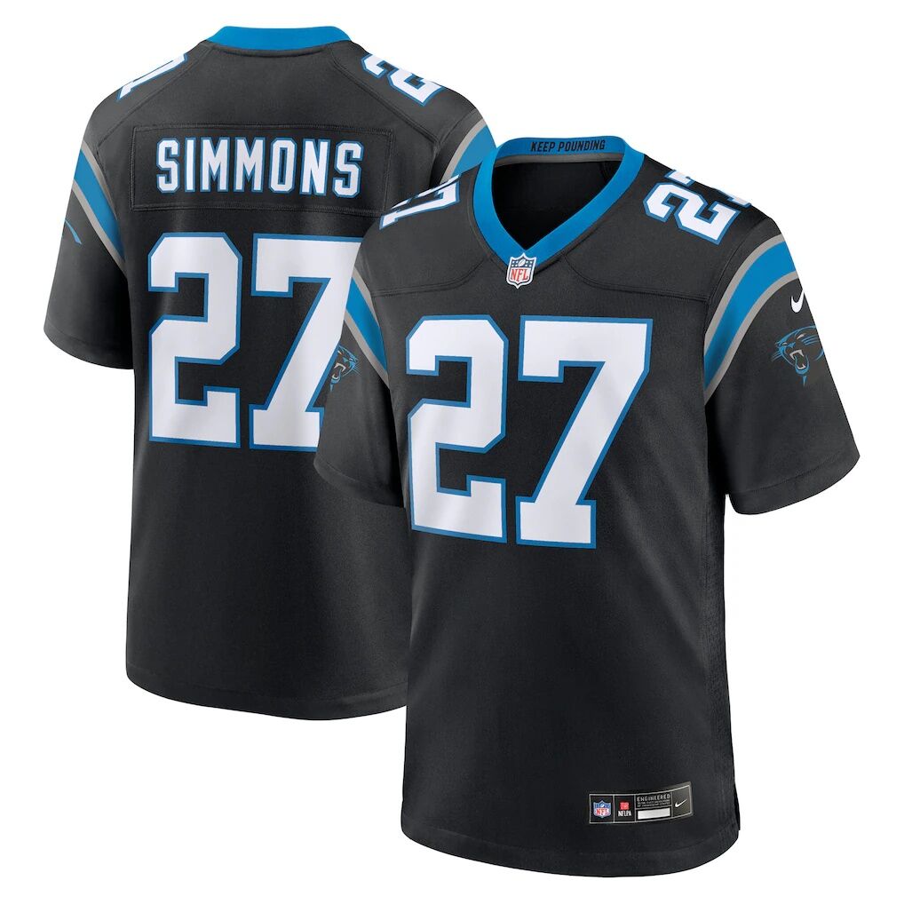 Isaiah Simmons Carolina Panthers Nike Team Game Jersey
