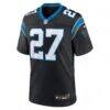 Isaiah Simmons Carolina Panthers Nike Team Game Jersey - Black - Side View