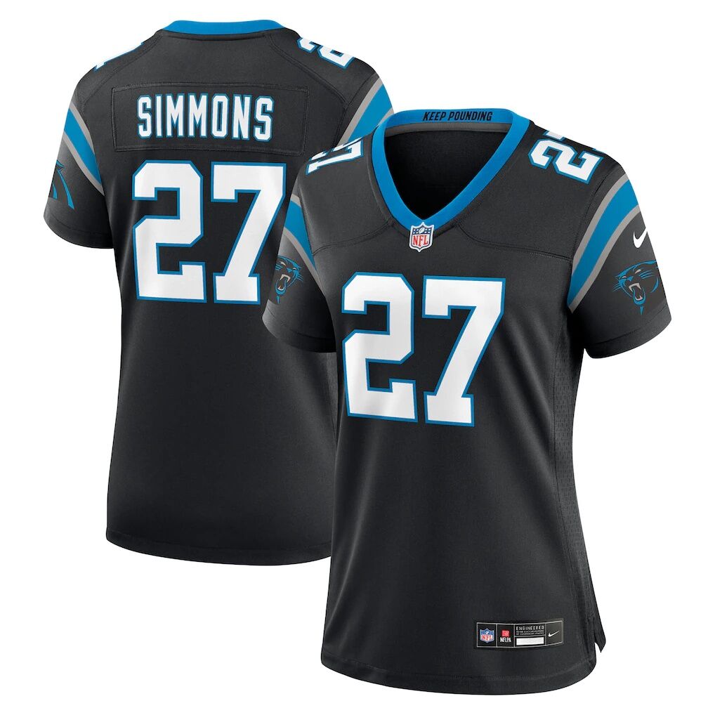 Isaiah Simmons Carolina Panthers Nike Women's Team Game Jersey