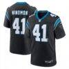 Jacoby Windmon Carolina Panthers Nike Team Game Jersey - Black - Front View