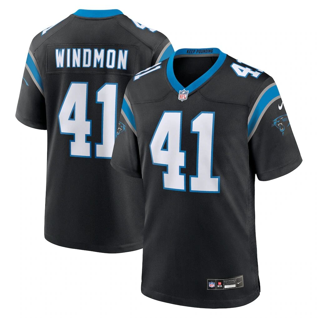 Jacoby Windmon Carolina Panthers Nike Team Game Jersey