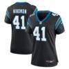 Jacoby Windmon Carolina Panthers Nike Women's Team Game Jersey - Black - Front View
