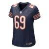 Jeremiah Martin Chicago Bears Nike Women's Team Game Jersey - Navy - Side View
