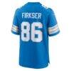 Anthony Firkser Detroit Lions Nike Team Game Jersey - Blue - Detail View