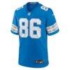 Anthony Firkser Detroit Lions Nike Team Game Jersey - Blue - Side View