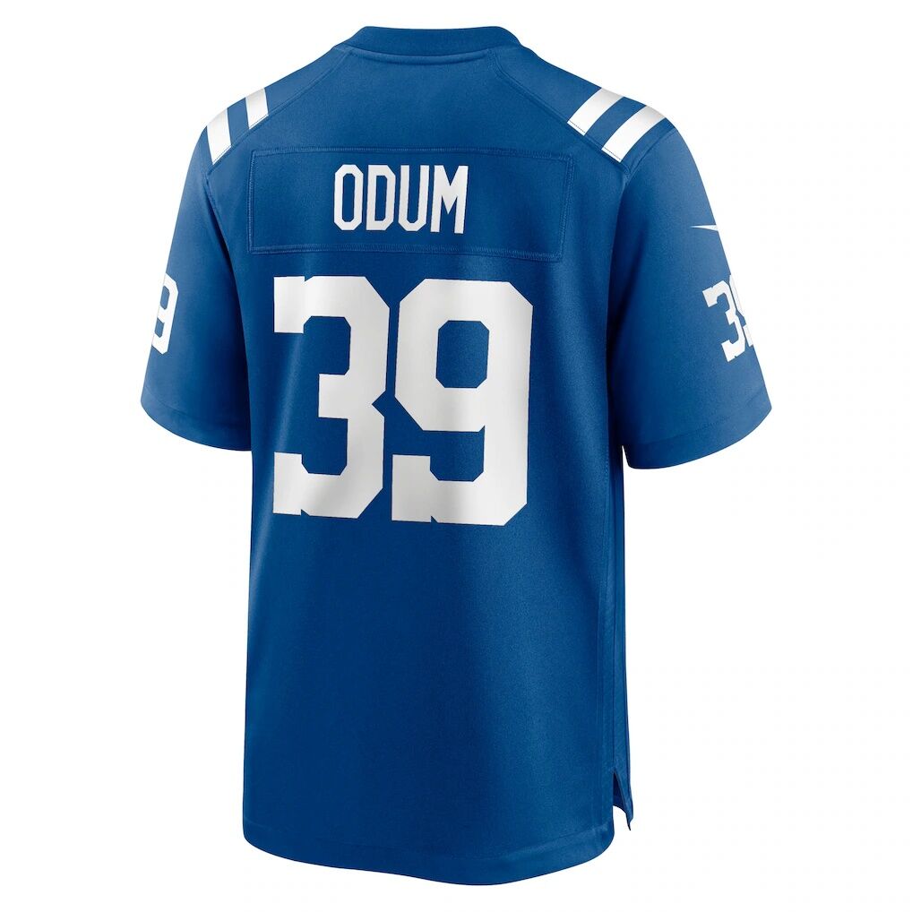George Odum Indianapolis Colts Nike Team Game Jersey -  Royal