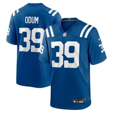 George Odum Indianapolis Colts Nike Team Game Jersey - - Front View