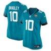 Carter Bradley Jacksonville Jaguars Nike Women's Team Game Jersey - Teal - Front View