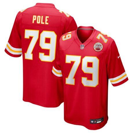 Esa Pole Kansas City Chiefs Nike Team Game Jersey - Red - Front View
