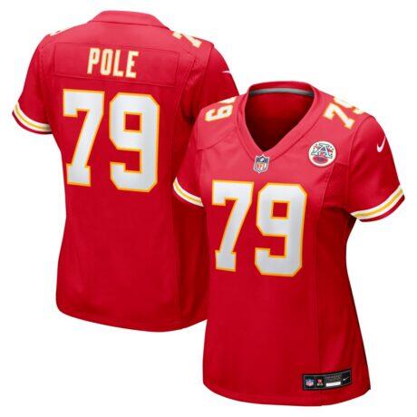 Esa Pole Kansas City Chiefs Nike Women's Team Game Jersey - Red - Front View