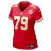 Esa Pole Kansas City Chiefs Nike Women's Team Game Jersey - Red - Side View