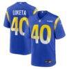 Jesse Luketa Los Angeles Rams Nike Team Game Jersey - - Front View