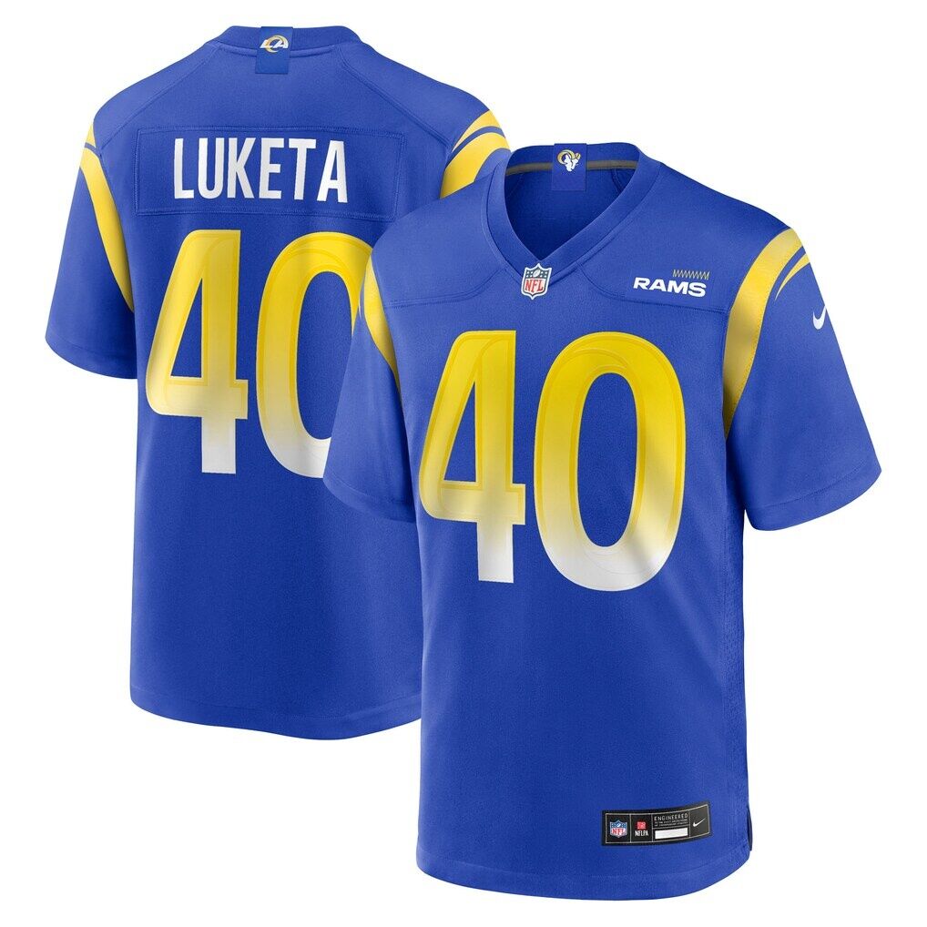 Jesse Luketa Los Angeles Rams Nike Team Game Jersey -  Royal