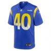 Jesse Luketa Los Angeles Rams Nike Team Game Jersey - - Side View