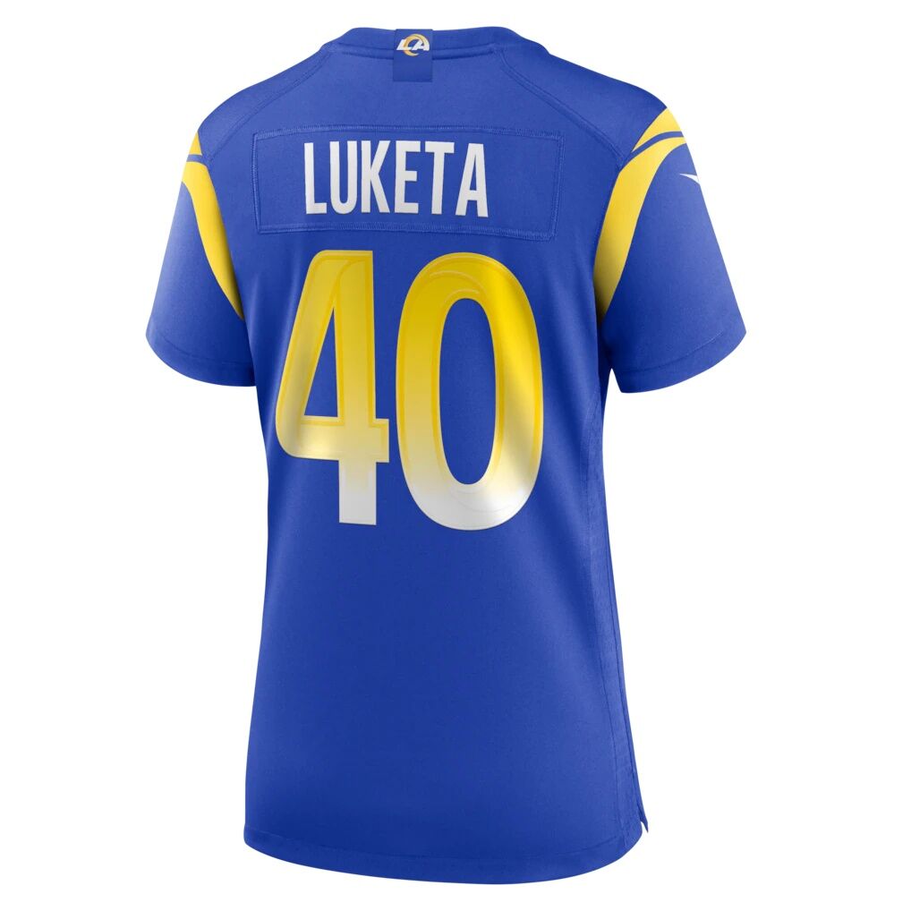 Jesse Luketa Los Angeles Rams Nike Women's Team Game Jersey -  Royal