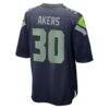 Cam Akers Seattle Seahawks Nike Team Game Jersey - - Detail View