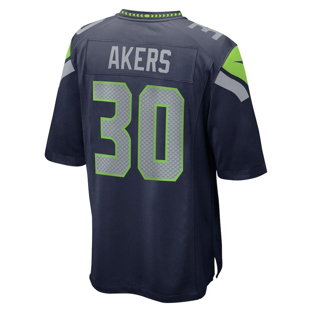 Cam Akers Seattle Seahawks Nike Team Game Jersey -  College Navy