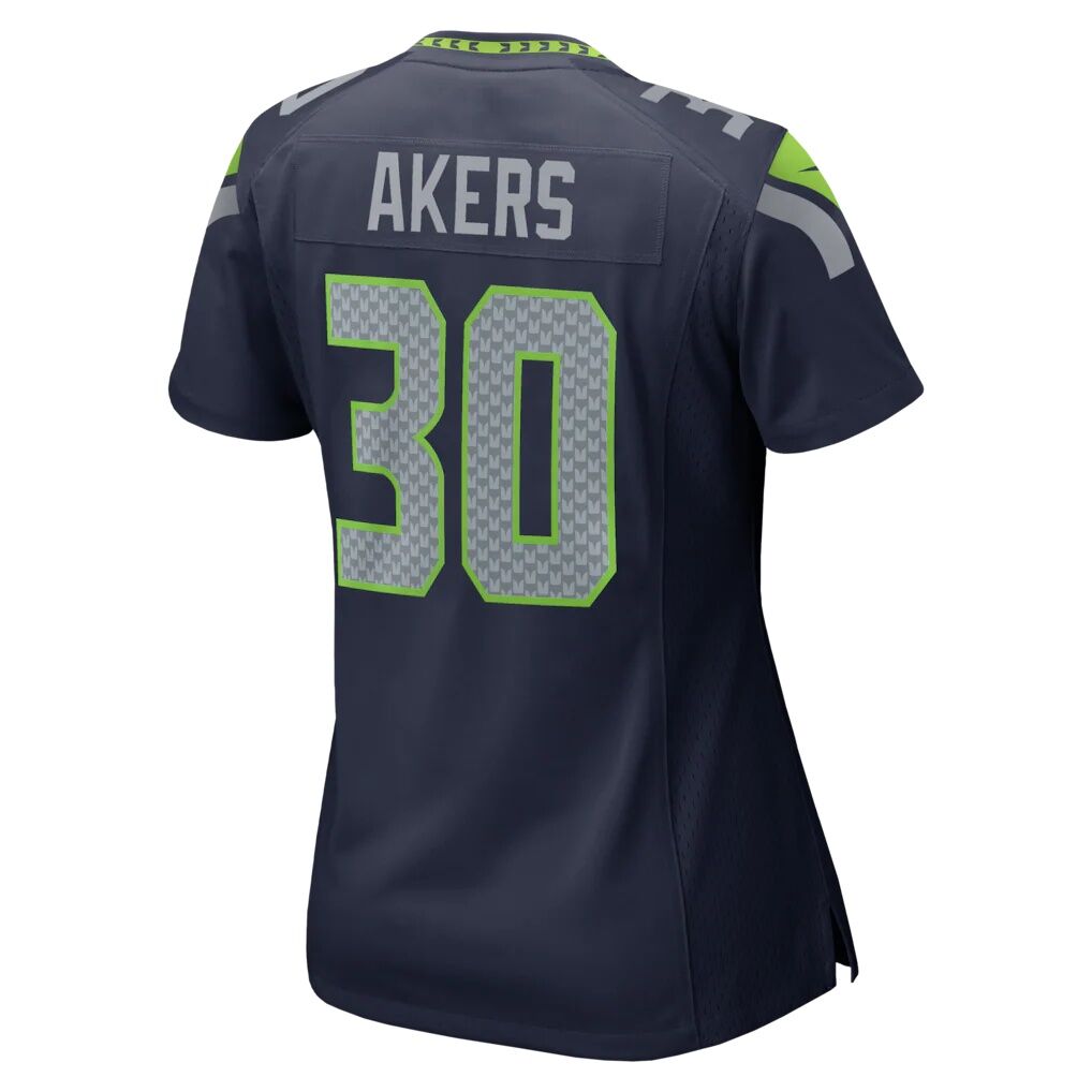 Cam Akers Seattle Seahawks Nike Women's Team Game Jersey -  College Navy