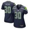 Cam Akers Seattle Seahawks Nike Women's Team Game Jersey - - Front View