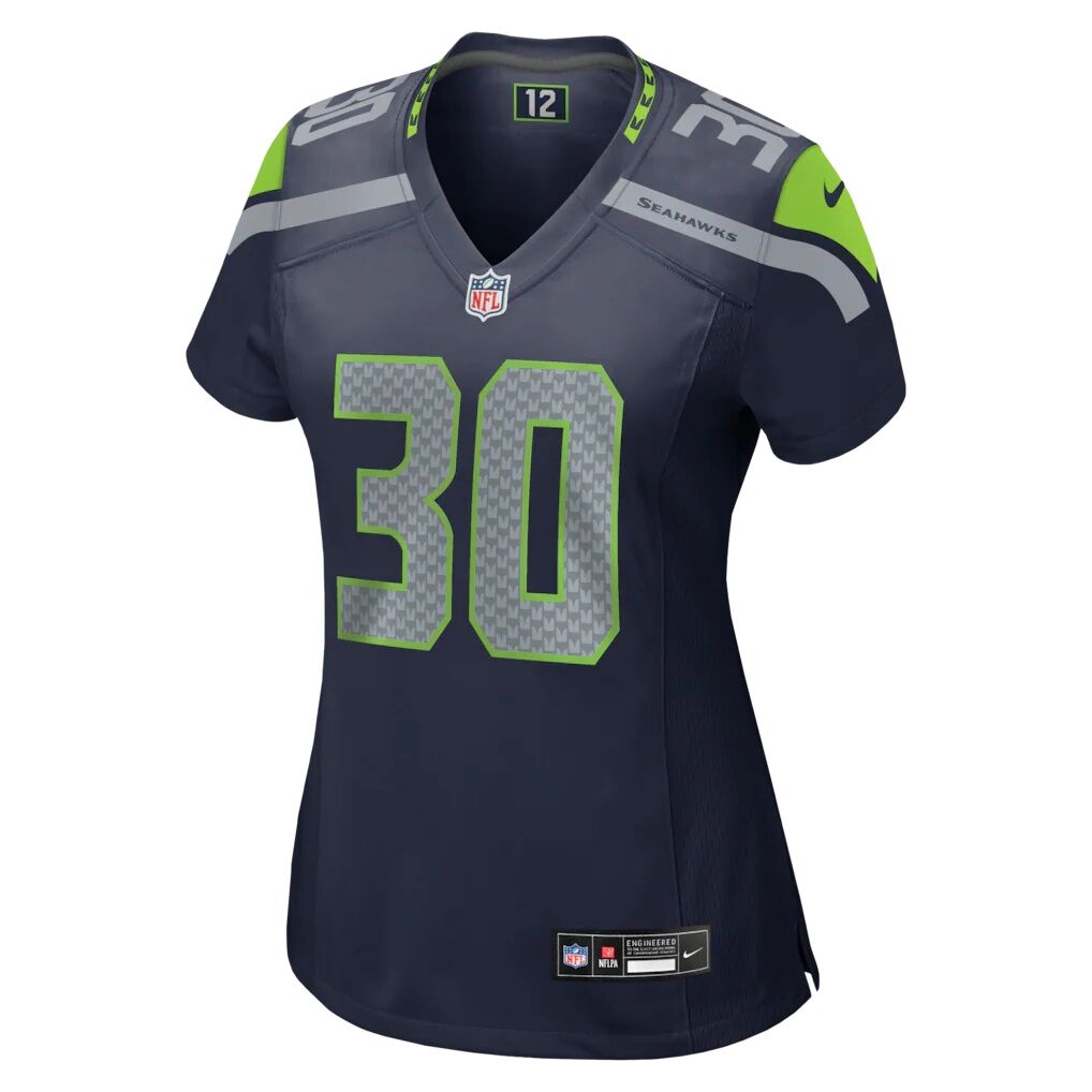 Cam Akers Seattle Seahawks Nike Women's Team Game Jersey -  College Navy
