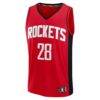 Alperen Şengün Houston Rockets Fashion7 Fast Break Replica Jersey - Red - - Back View