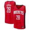 Alperen Şengün Houston Rockets Fashion7 Fast Break Replica Jersey - Red - - Front View