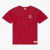 Georgia Bulldogs Mitchell & Ness Core Icon T-Shirt - Red - Front View