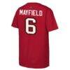 Baker Mayfield Tampa Bay Buccaneers Outerstuff Youth Name & Number T-Shirt - Red - Detail View