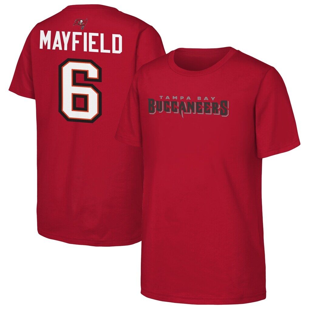Baker Mayfield Tampa Bay Buccaneers Outerstuff Youth Name & Number T-Shirt