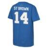 Amon-Ra St. Brown Detroit Lions Outerstuff Youth Name & Number T-Shirt - Blue - Detail View
