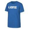 Amon-Ra St. Brown Detroit Lions Outerstuff Youth Name & Number T-Shirt - Blue - Side View