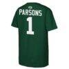 Micah Parsons Green Bay Packers Outerstuff Youth Name & Number T-Shirt - Green - Detail View
