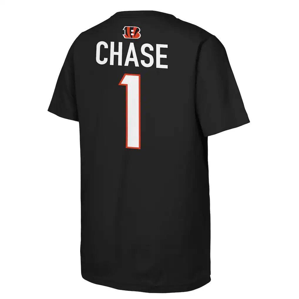 Ja'Marr Chase Cincinnati Bengals Outerstuff Youth Name & Number T-Shirt