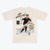 Son Heung-Min LAFC Peace Collective Player Graphic Premium T-Shirt - Cream - Detail View