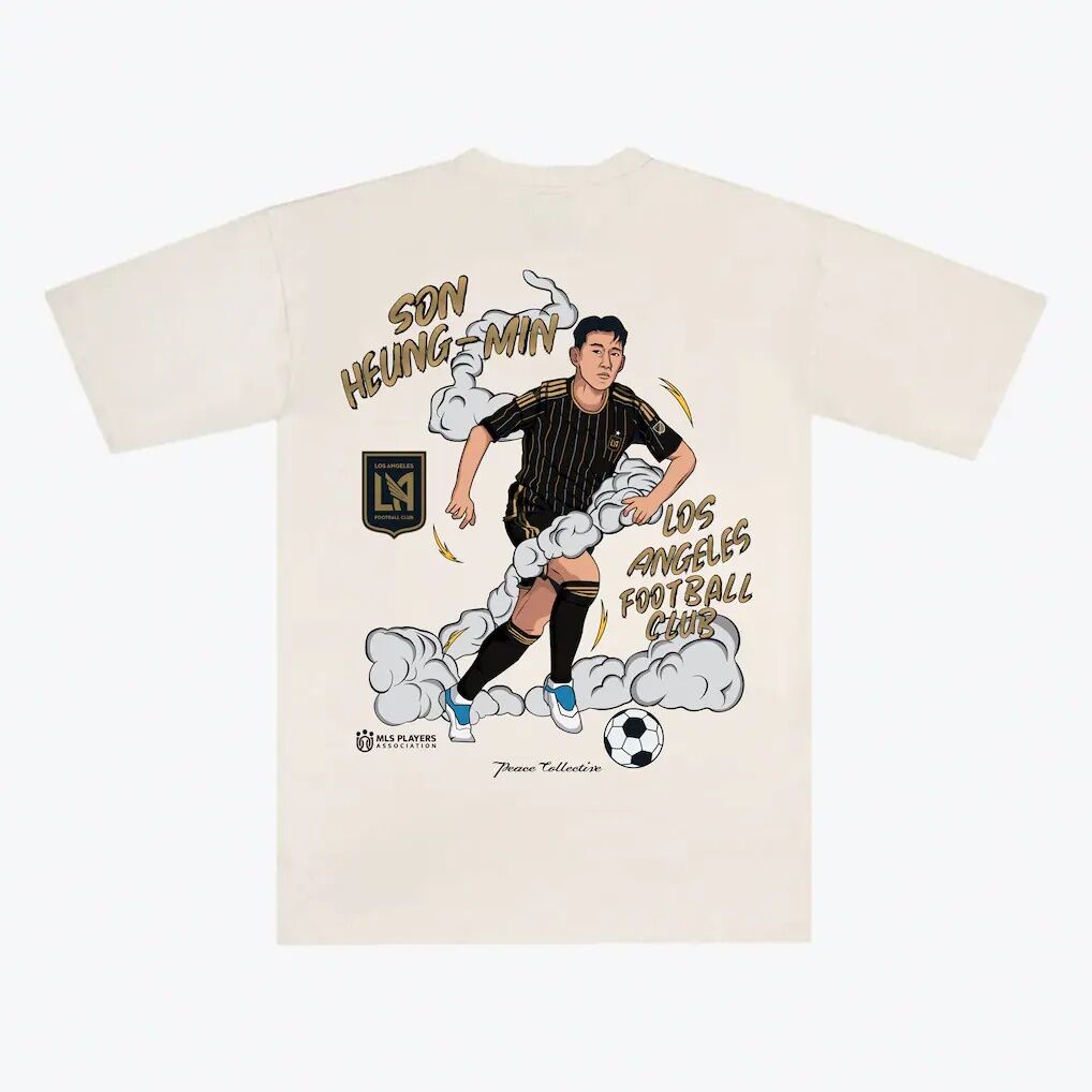 Son Heung-Min LAFC Peace Collective Player Graphic Premium T-Shirt