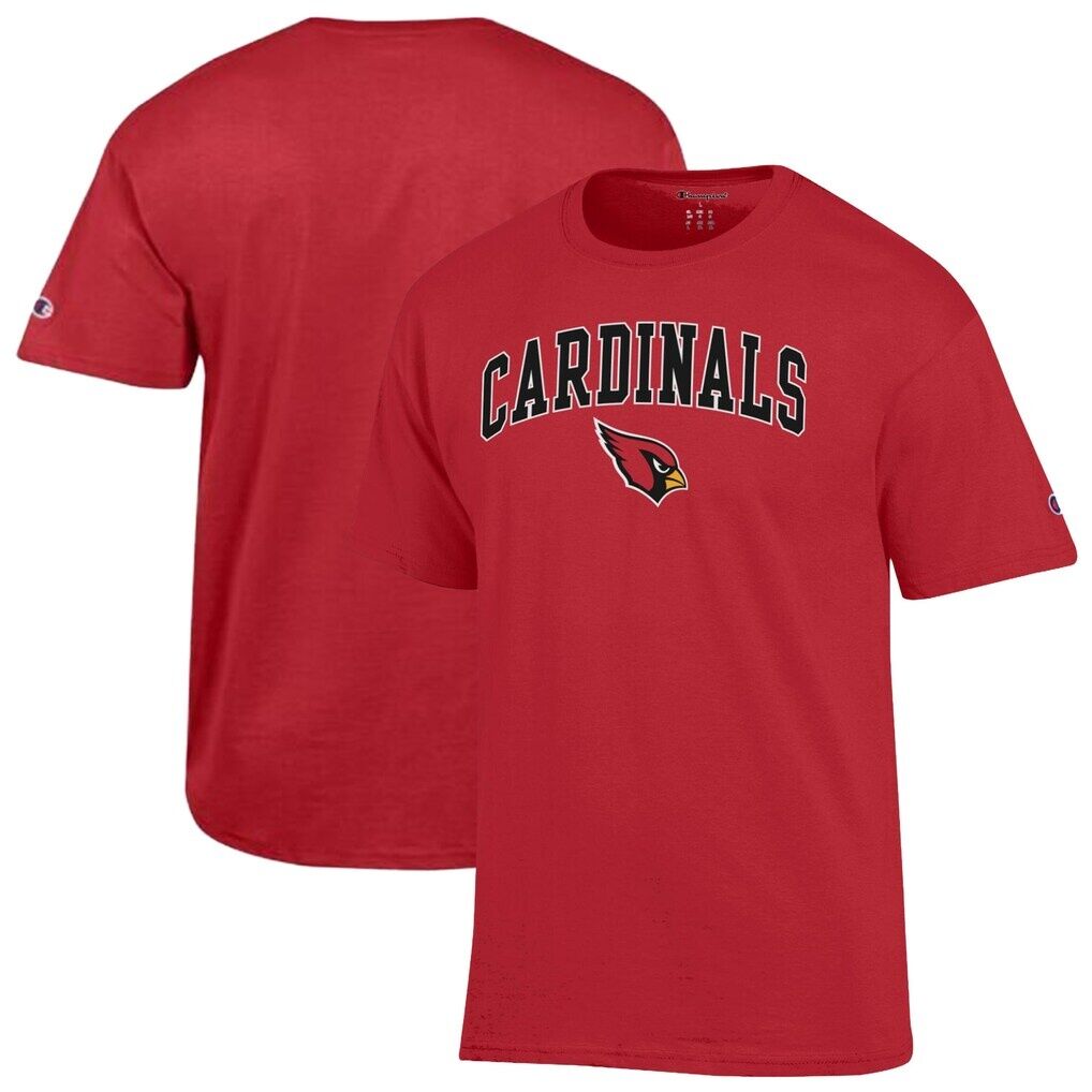 Arizona Cardinals Champion Arch Over Logo T-Shirt - Cardinal