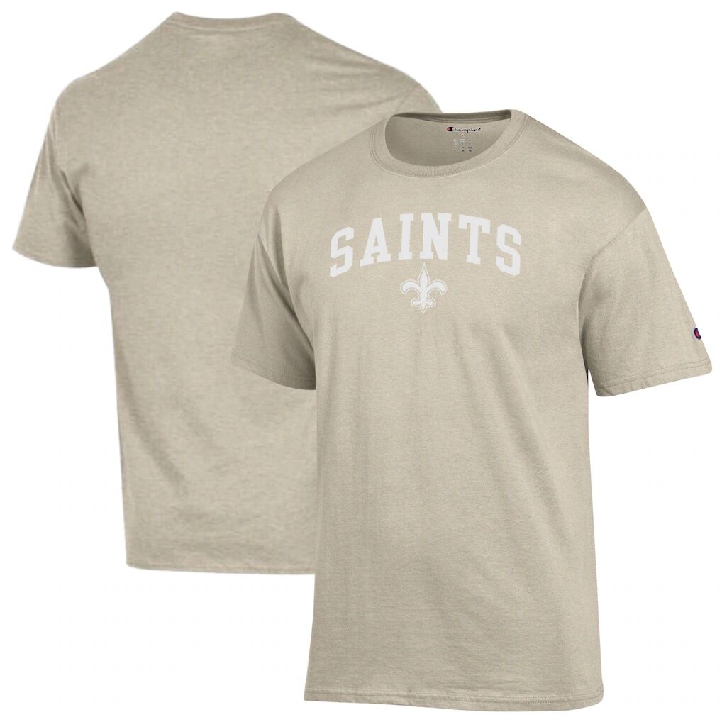 New Orleans Saints Champion Jersey T-Shirt - Oatmeal