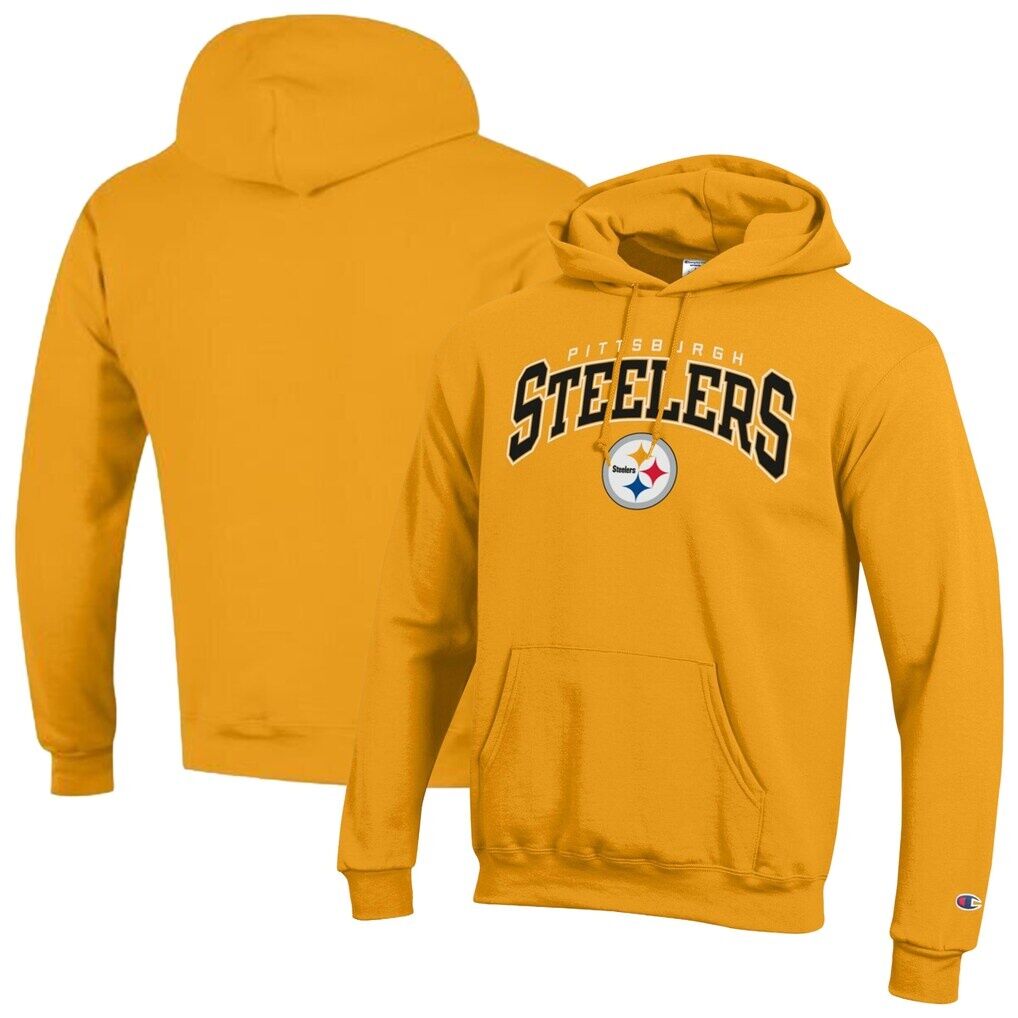 Pittsburgh Steelers Champion Powerblend Arch over Logo Hoodie