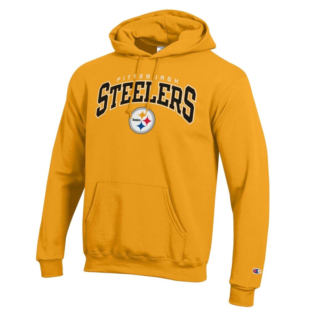 Pittsburgh Steelers Champion Powerblend Arch over Logo Hoodie