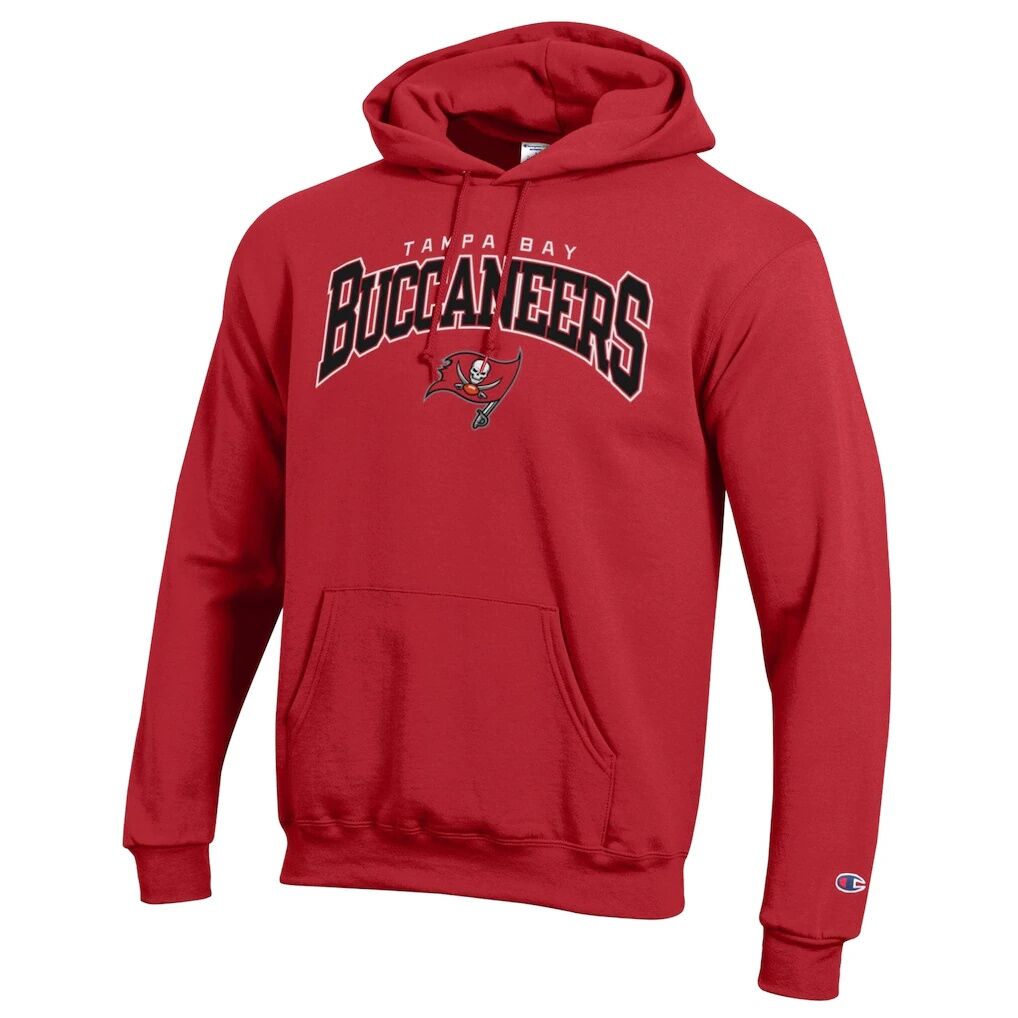Tampa Bay Buccaneers Champion Powerblend Arch over Logo Hoodie