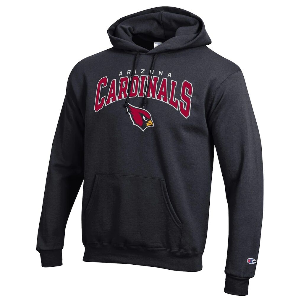 Arizona Cardinals Champion Powerblend Arch over Logo Hoodie