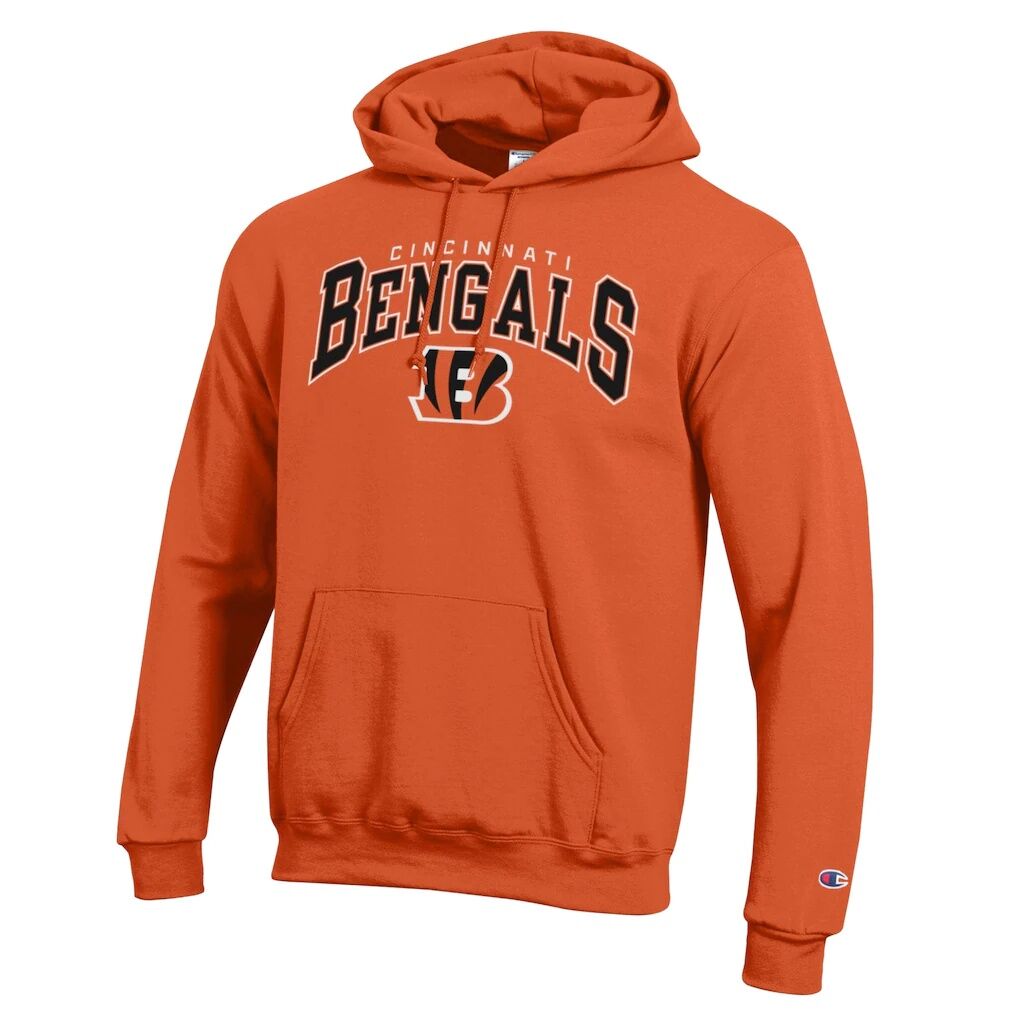 Cincinnati Bengals Champion Powerblend Arch over Logo Hoodie