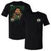 Jayson Tatum Boston Celtics 500 Level Caricature T-Shirt - Black - Back View