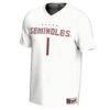 Florida State Seminoles GameDay Greats Unisex 2025 NCAA Women's Soccer National Champions Lightweight Commemorative Fashion Jersey - White - Side View