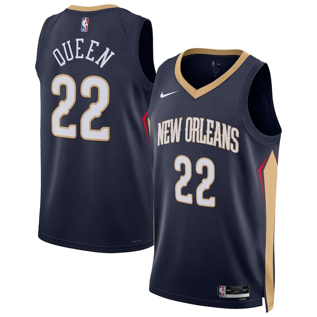 Derik Queen New Orleans Pelicans Nike Unisex Swingman Jersey - Icon Edition