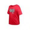 San Francisco 49ers New Era Girls Youth Flip Sequin Boxy T-Shirt - - Alt1
