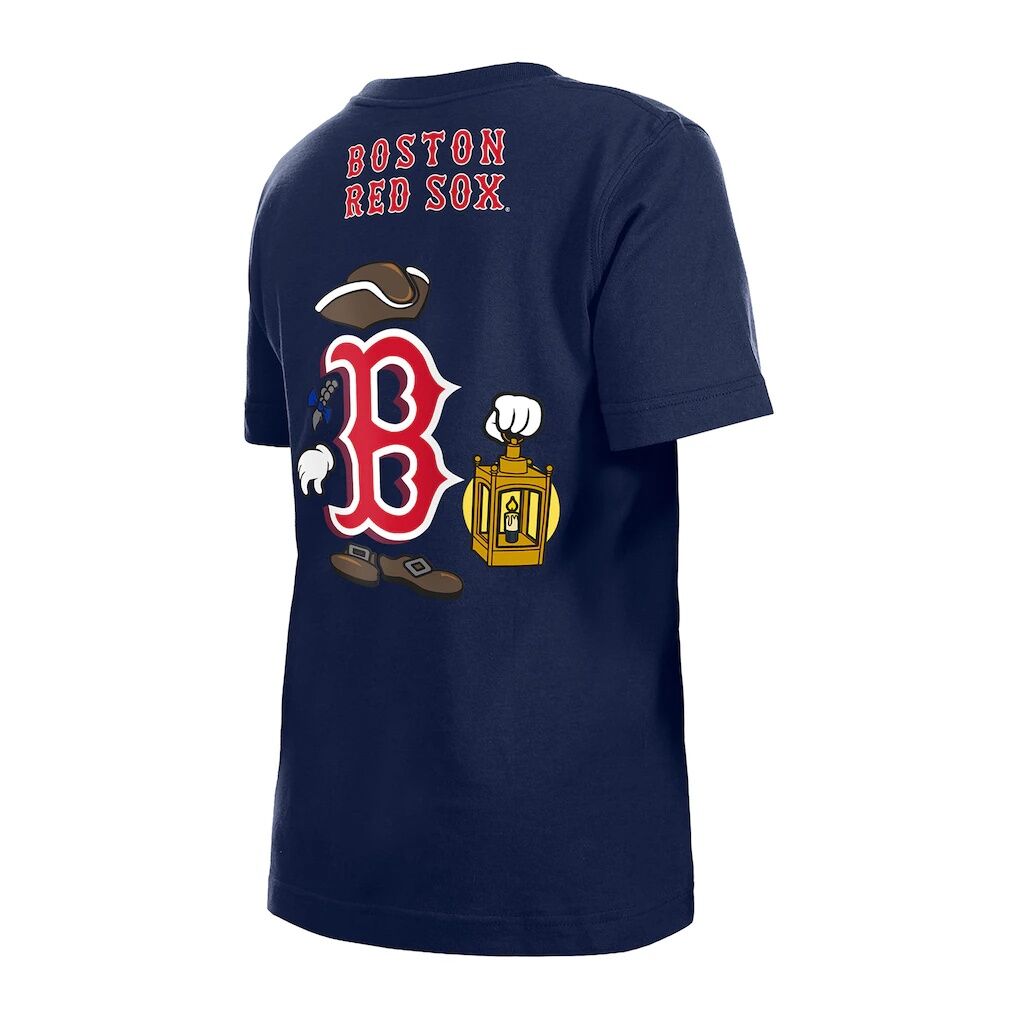 Boston Red Sox New Era Youth Cartoon Logo T-Shirt