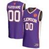 Clemson Tigers GameDay Greats Unisex Lightweight Collegiate Men's Basketball NIL Pick-A-Player Fashion Jersey - Purple - Front View