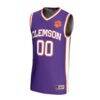 Clemson Tigers GameDay Greats Unisex Lightweight Collegiate Men's Basketball NIL Pick-A-Player Fashion Jersey - Purple - Side View